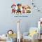 RoomMates Paw Patrol Peel & Stick Giant Wall Decal Set with Alphabet